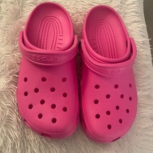 Pink CROCS